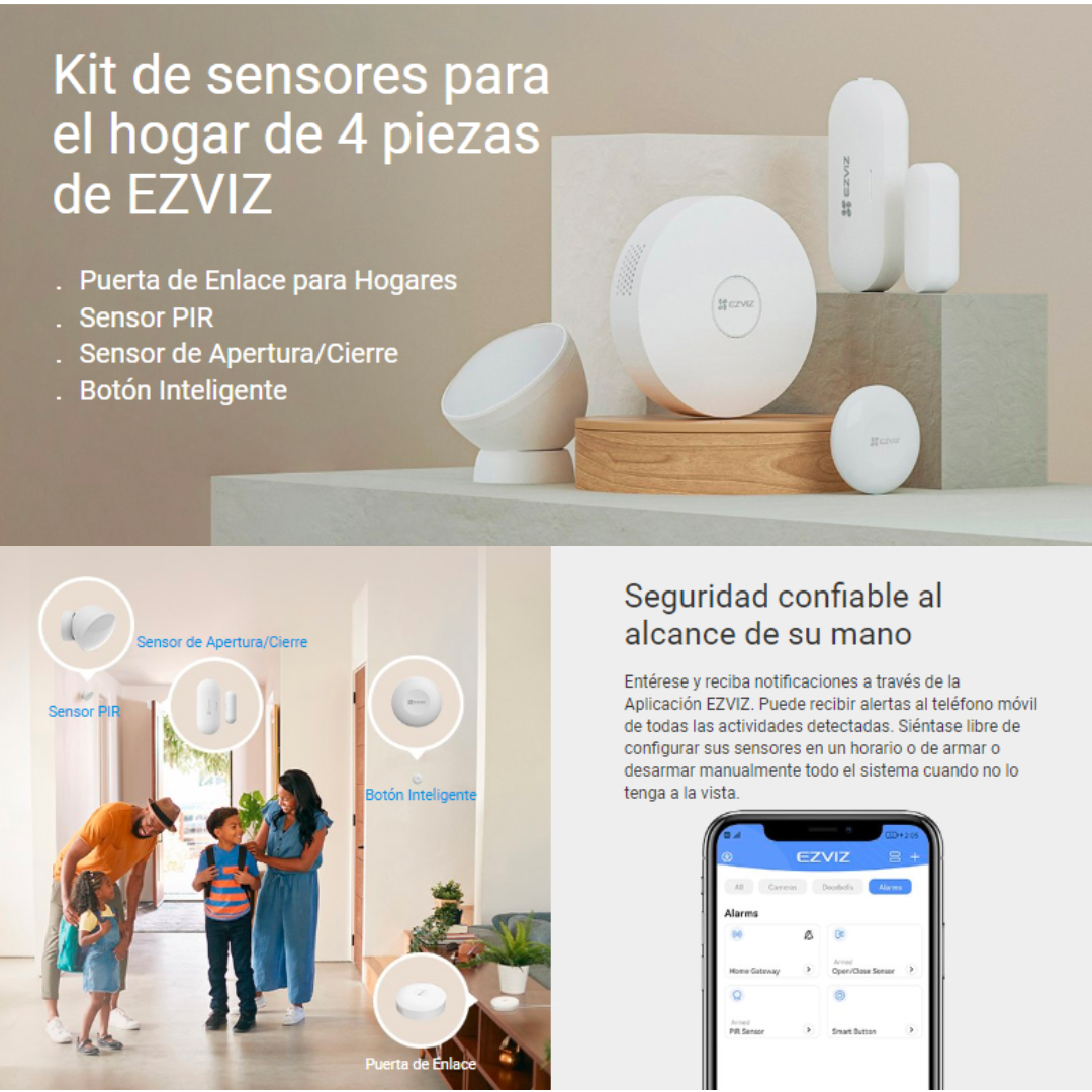 KIT DE ALARMA EZVIZ CS-B1-KIT - Imagen 2