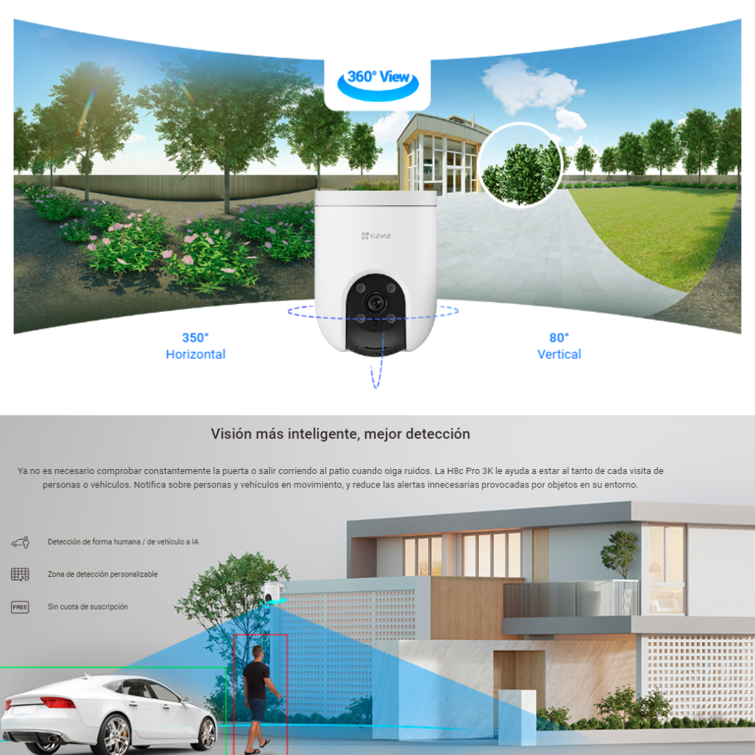 CAMARA EZVIZ H8C PRO - Imagen 2