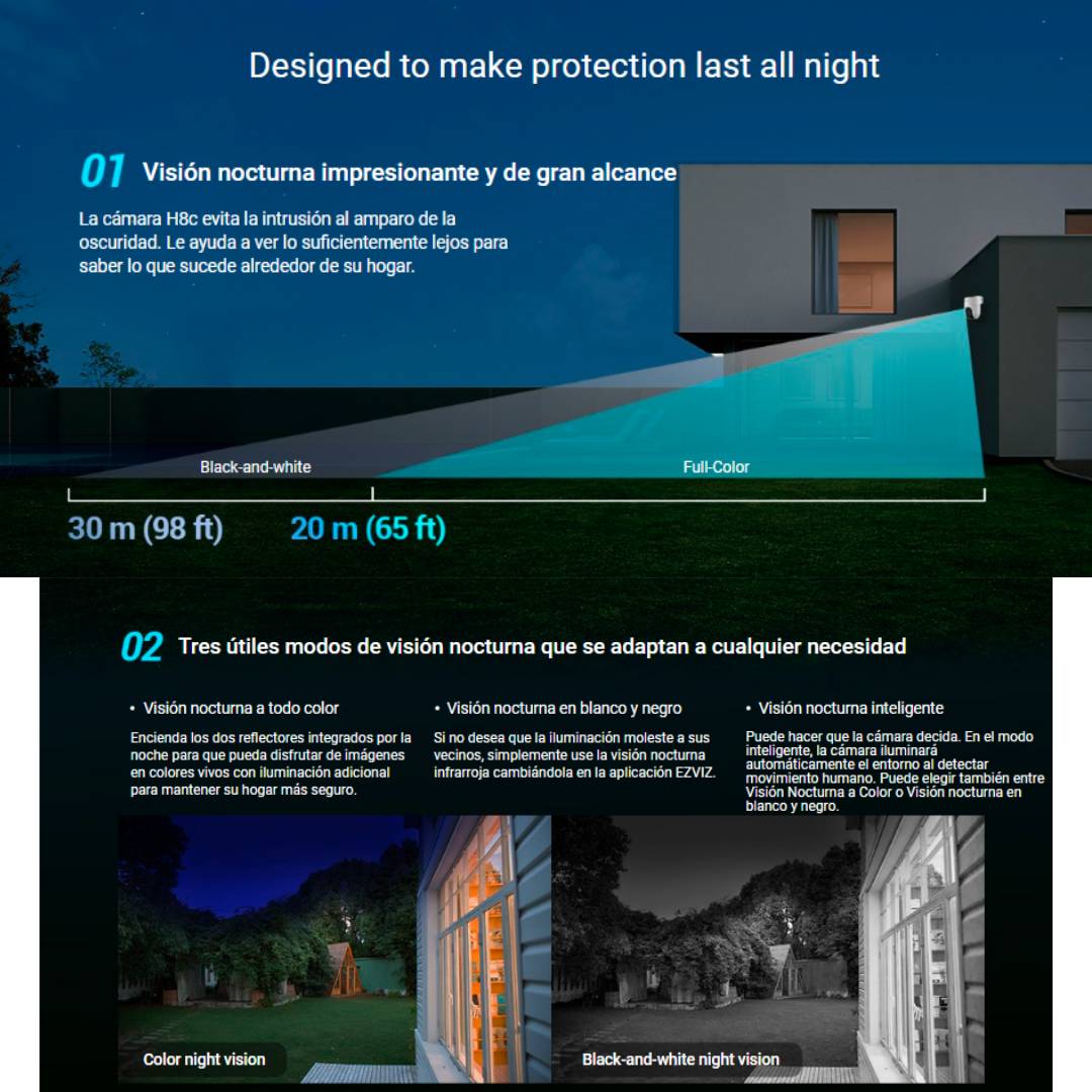 CAMARA EZVIZ H8C - Imagen 2
