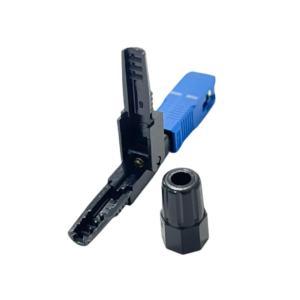 CONECTOR RAPIDO FIBRA OPTICA TIPO ROSCA AZUL